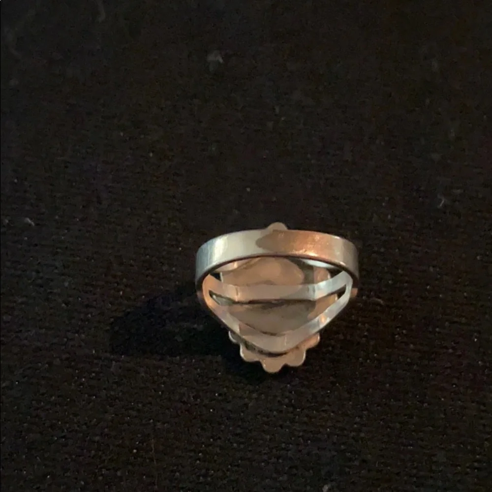 Vintage Silver and Turquoise Ring - Picture 8 of 8